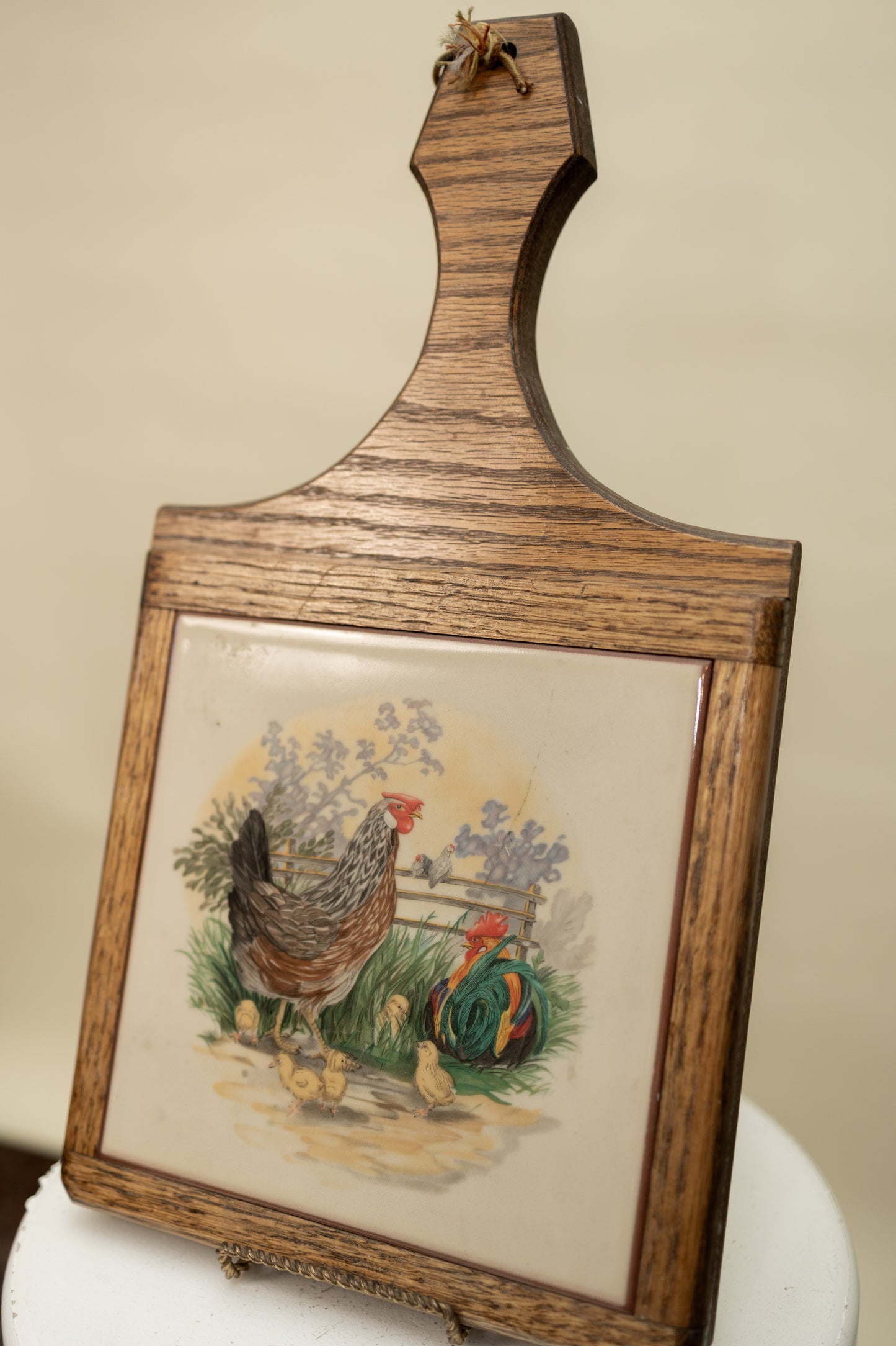 Vintage Farmhouse Rooster & Hen Cheese Board *COMING SOON*