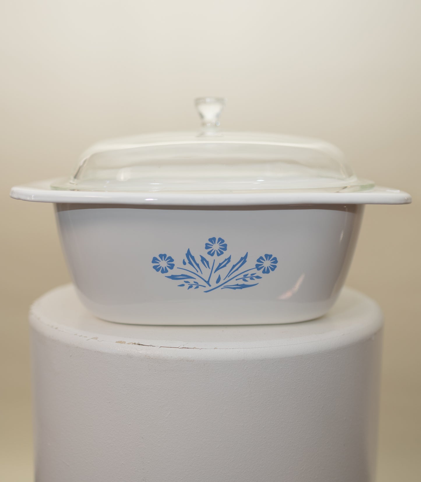 Vintage CorningWare “Cornflower Blue” Casserole Dish with Lid