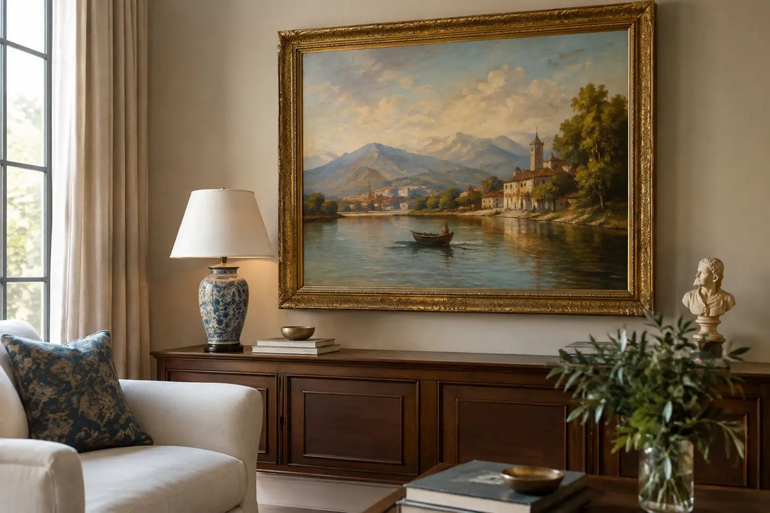 Antique Oil Paintings That Give a Room Presence