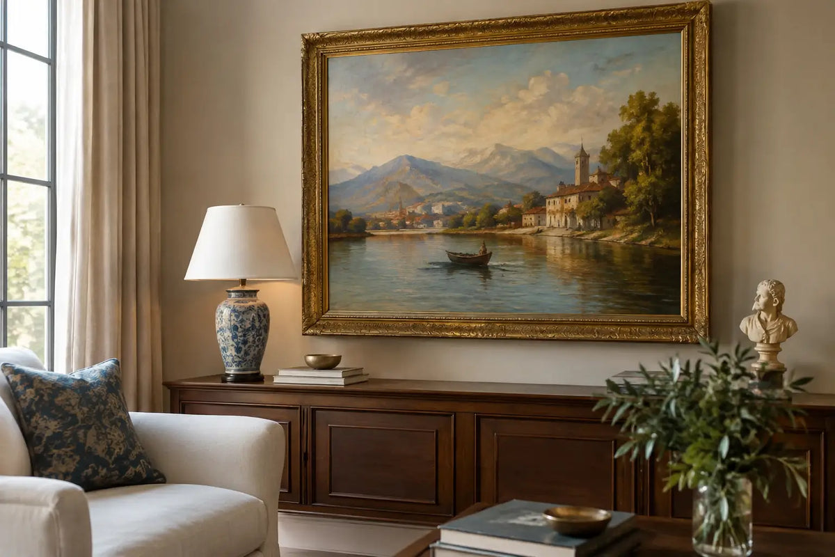 Antique Oil Paintings That Give a Room Presence
