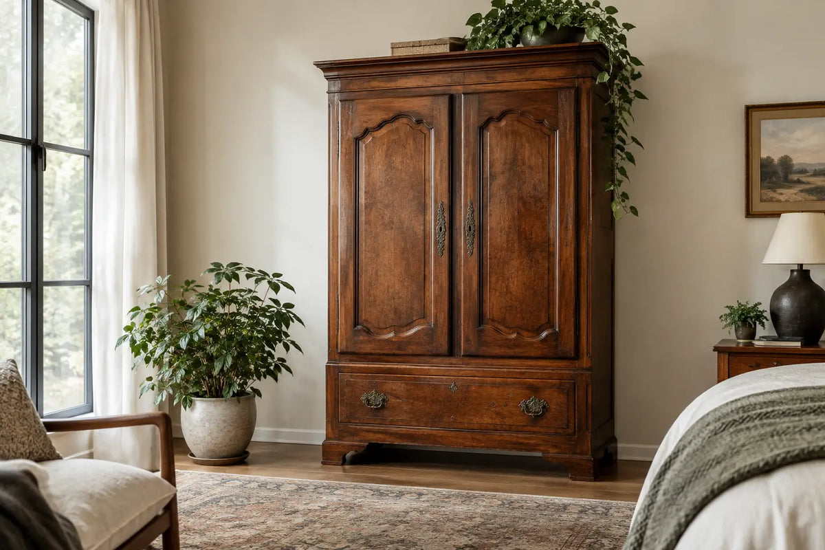Antique Armoires That Bring Depth to a Room