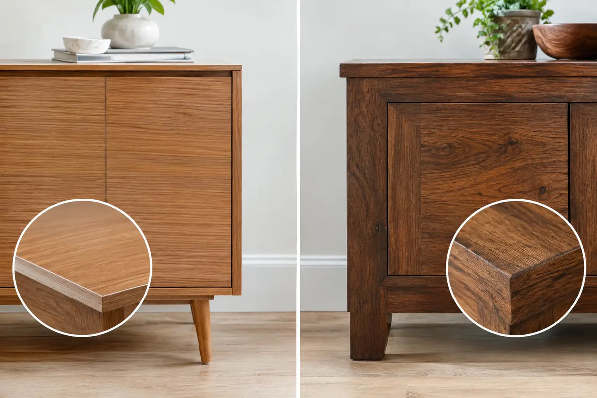 Veneer Versus Hardwood: What Furniture Tells You