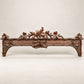 Pair of Antique Carved Floral Wooden Window Valances – Circa 1890–1920