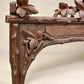 Pair of Antique Carved Floral Wooden Window Valances – Circa 1890–1920
