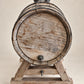 Antique Rustic Wooden Barrel on Stand | Circa 1900–1940