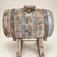 Antique Rustic Wooden Barrel on Stand | Circa 1900–1940