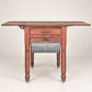Antique Drop-Leaf Kitchen Worktable with Storage – Circa 1890–1920