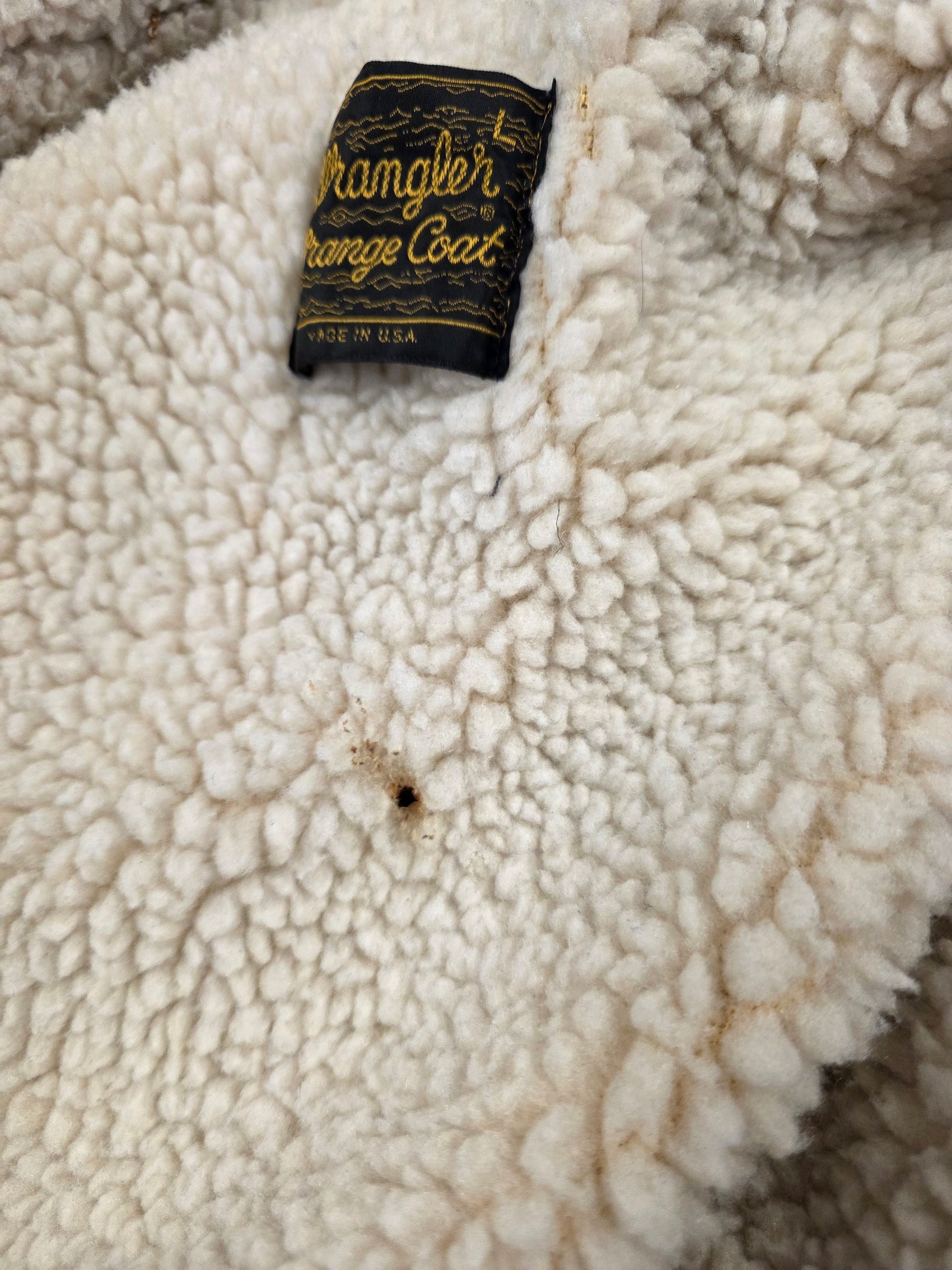 Vintage Wrangler Sherpa-Lined Denim Jacket – Western Ranchwear Classic