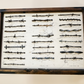 Vintage Framed Barbed Wire Display – 27 Historic Ranch & Fence Wire Samples