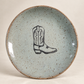 Handcrafted Cowboy Boot Stoneware Trinket Dish