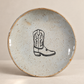 Handcrafted Cowboy Boot Stoneware Trinket Dish