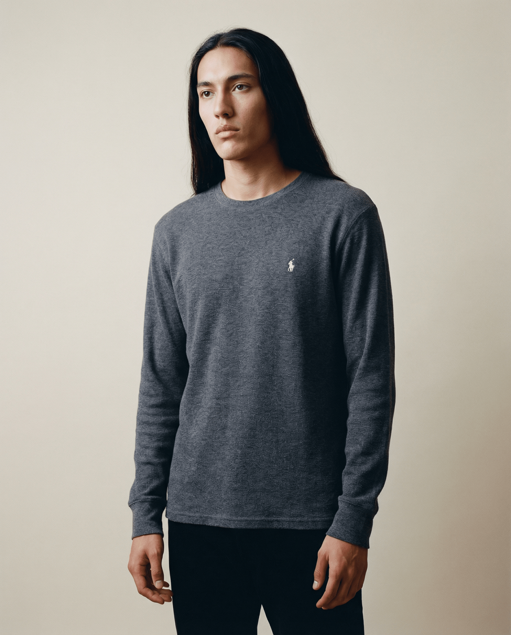 Polo Ralph Lauren Gray Thermal (Size XL)