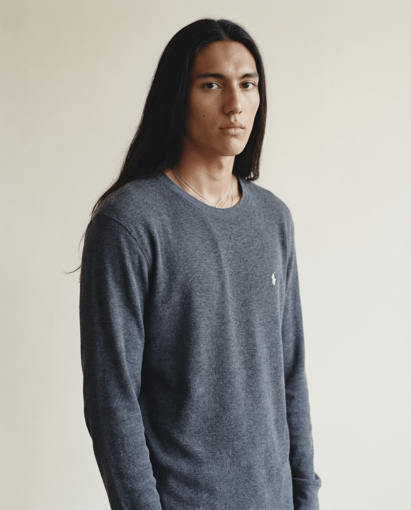 Polo Ralph Lauren Gray Thermal (Size XL)