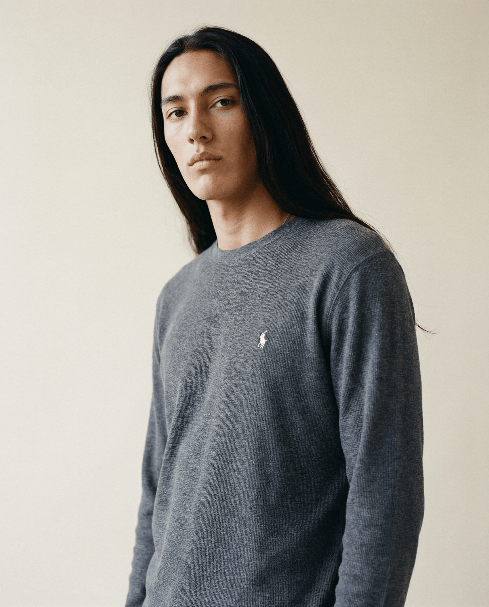 Polo Ralph Lauren Gray Thermal (Size XL)