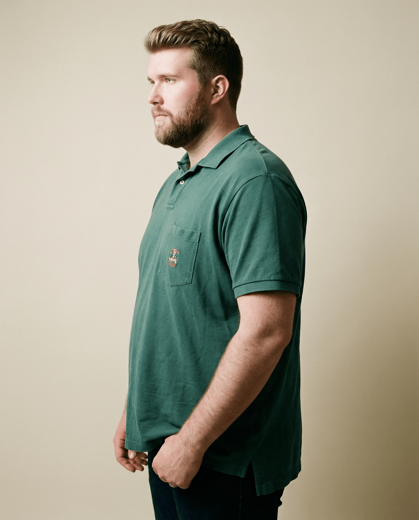 Vintage Polo Ralph Lauren Polo Bear Polo – Green (XXL)