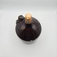 Antique Stoneware Jug with Leather Carry Strap & Cork