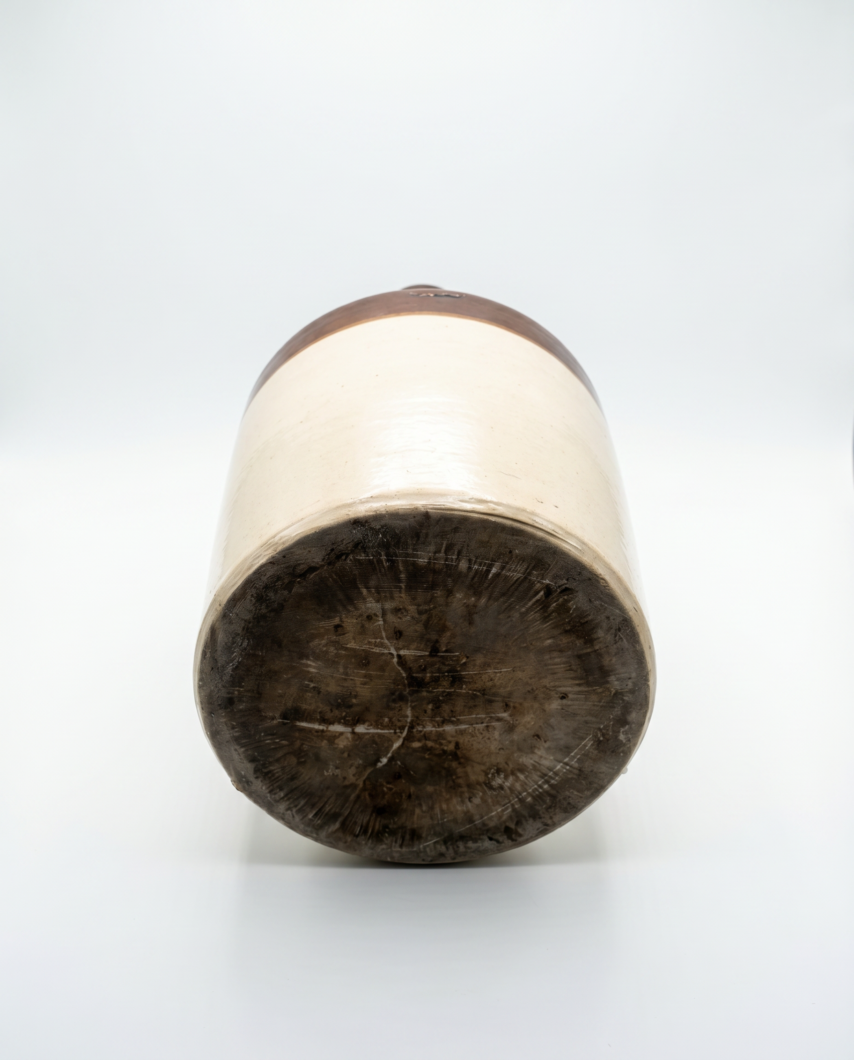 Large Antique Stoneware Jug – Albany Slip Glaze