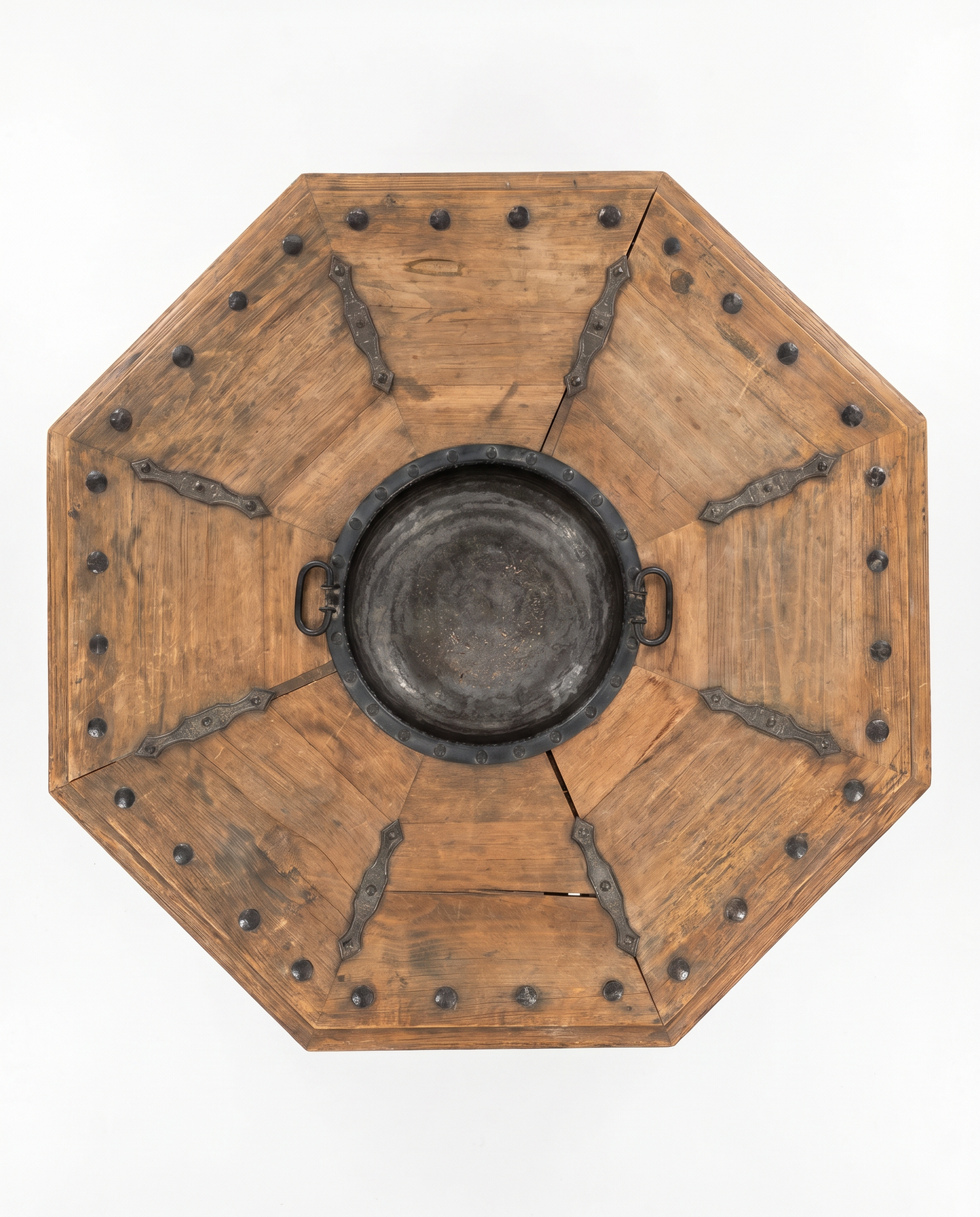 Spanish Revival Carved Wood Coffee Table