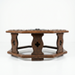 Spanish Revival Carved Wood Coffee Table