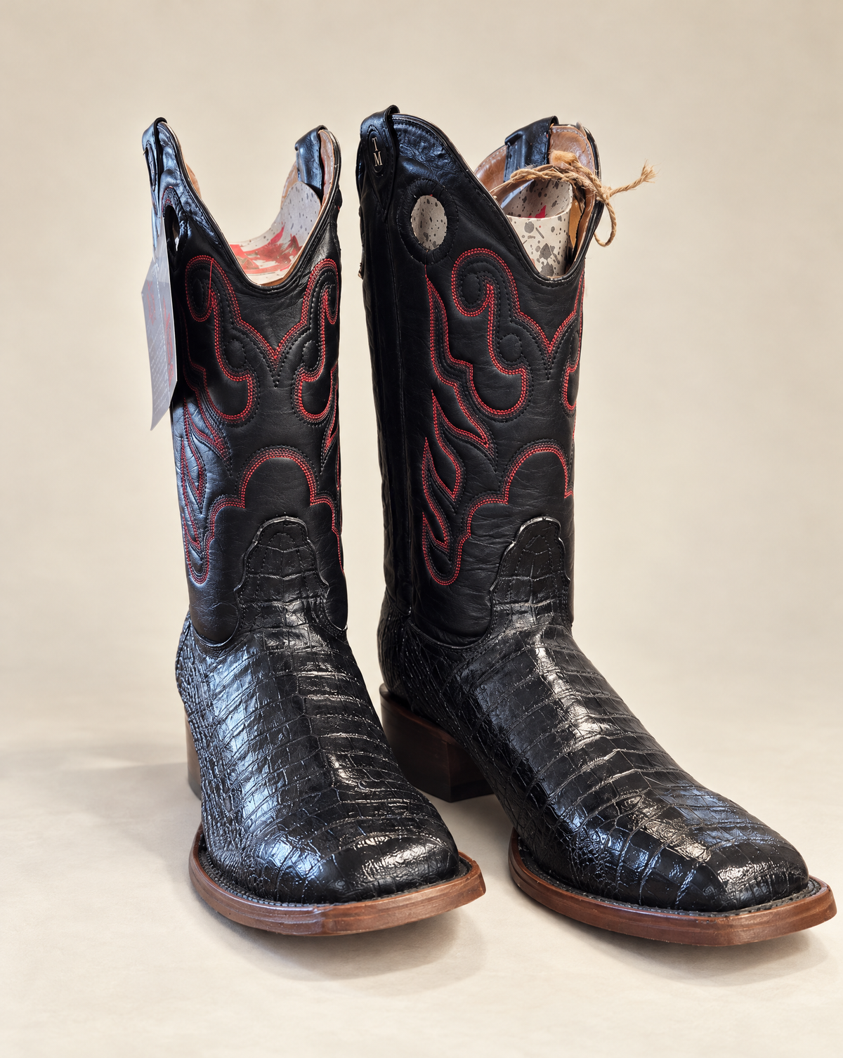 Tanner Mark Men’s Black Western Boots – Size 11