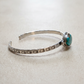 Sterling Silver Turquoise Cuff Bracelet – Adjustable