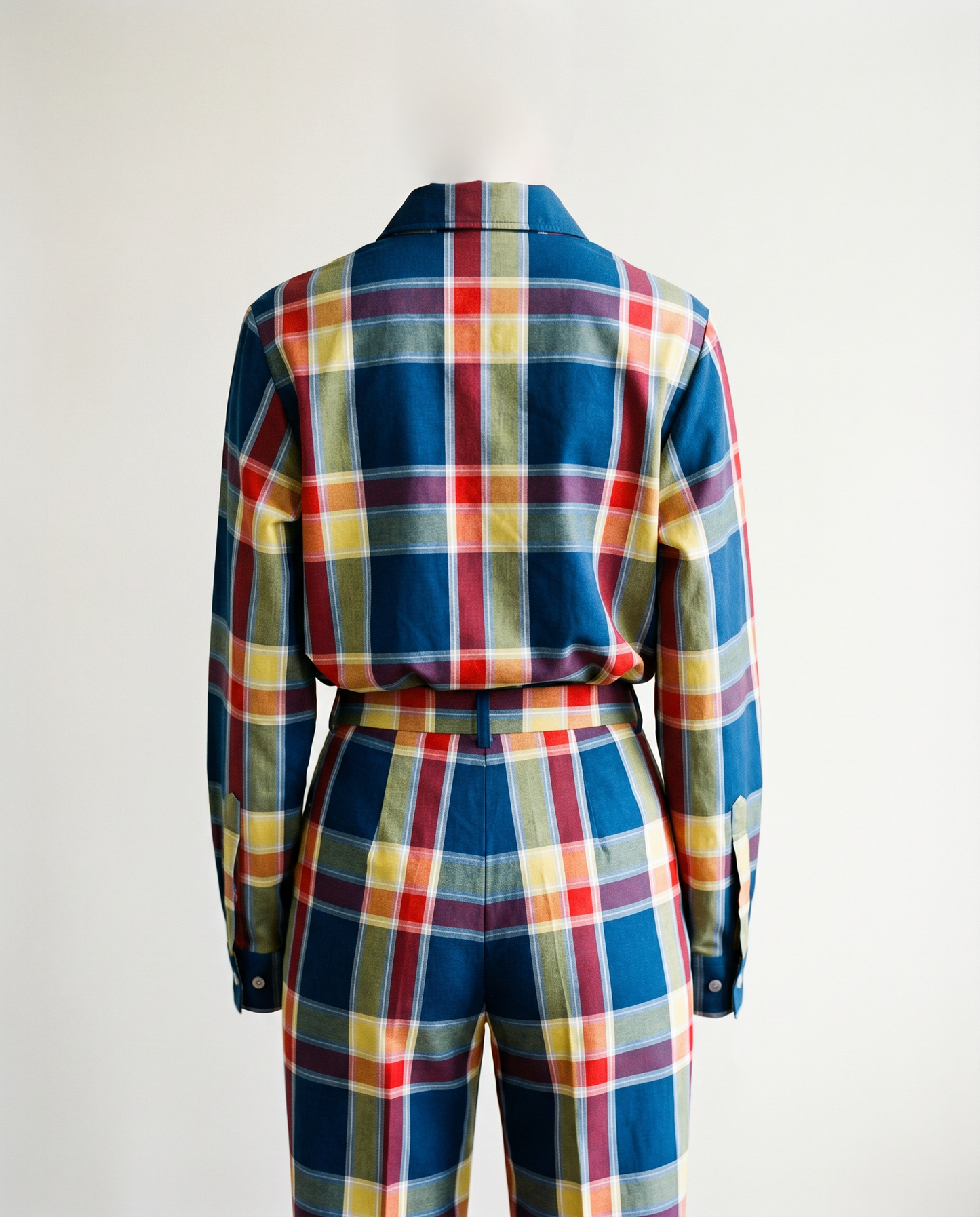 1970s Haymaker Plaid Two-Piece Set – Shirt & Trousers