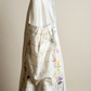 White Embroidered Pocket Midi Skirt – Small