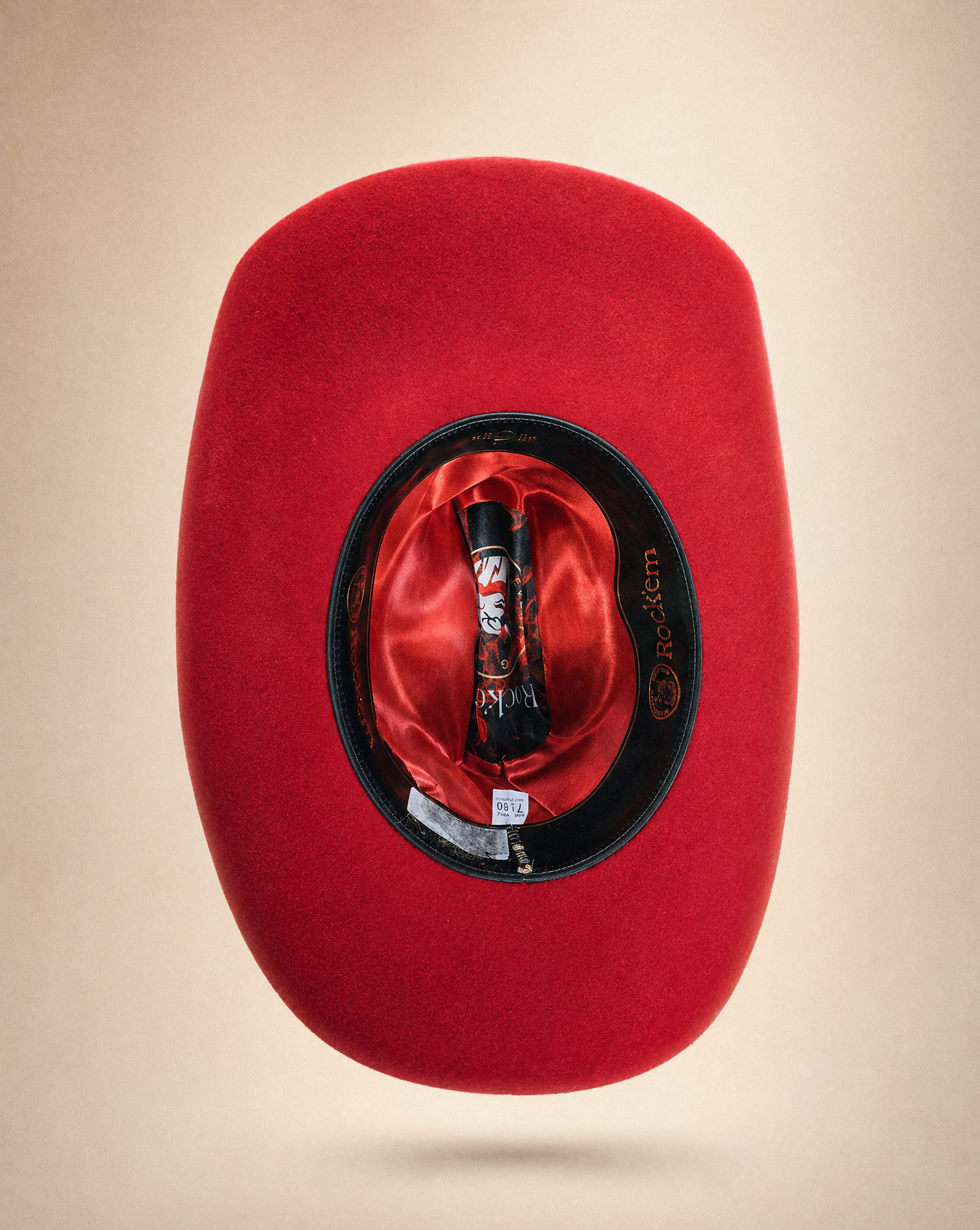 Rock’em 6X Felt Cowboy Hat — Magenta/Red