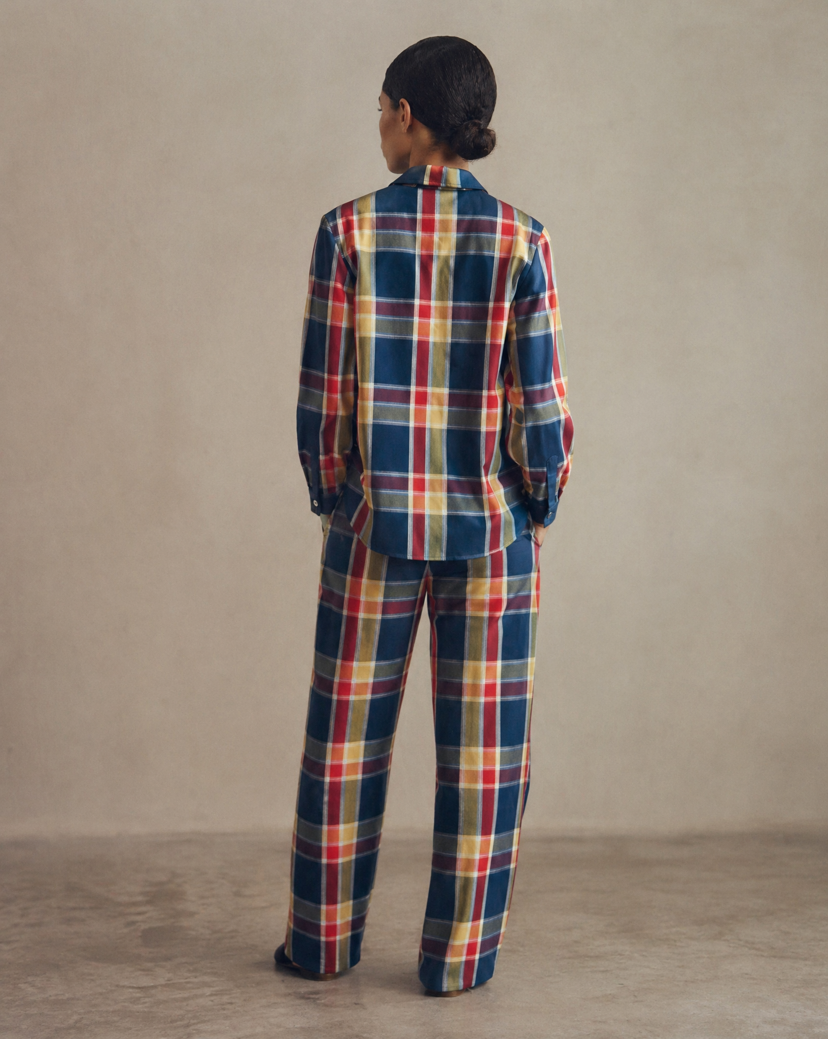 1970s Haymaker Plaid Two-Piece Set – Shirt & Trousers