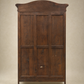 French Louis XV Revival Carved Oak Display Armoire