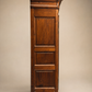 French Louis XV Revival Carved Oak Display Armoire