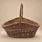 Vintage Rustic Willow Gathering Basket