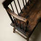 Antique Early American Windsor Settle Bench
