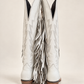 Rock’em White Fringe Western Boots – Size 7