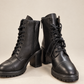 Thursday Lace-Up Heeled Combat Boots – Size 8 Womens
