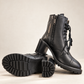 Thursday Lace-Up Heeled Combat Boots – Size 8 Womens