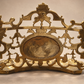 Antique Brass Fox & Hound Hunting Tobacco Pipe Rack