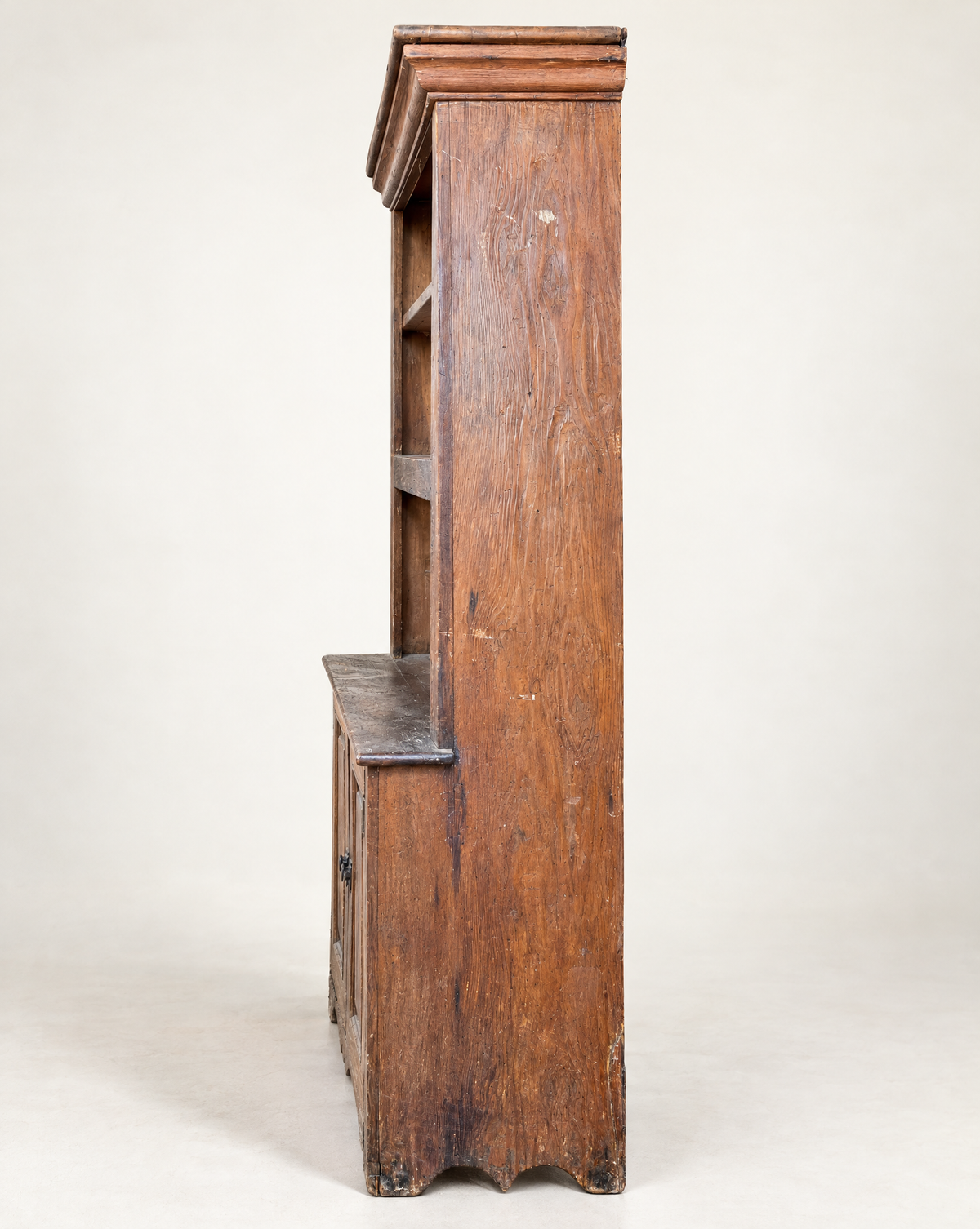 Antique Primitive Pine Step-Back Cupboard | Circa 1880–1910
