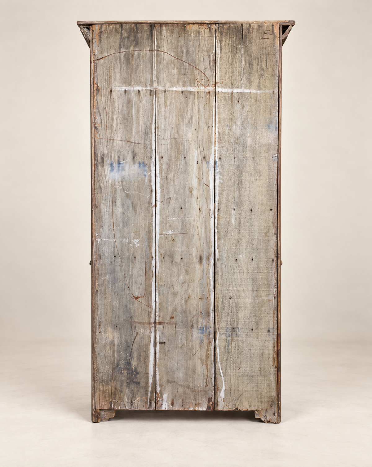 Antique Primitive Pine Step-Back Cupboard | Circa 1880–1910