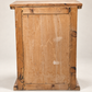Vintage Primitive Pine Three-Drawer Bedside Chest