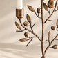 Antique Brass Finish Fruit Tree Candelabra