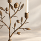 Antique Brass Finish Fruit Tree Candelabra