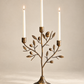 Antique Brass Finish Fruit Tree Candelabra