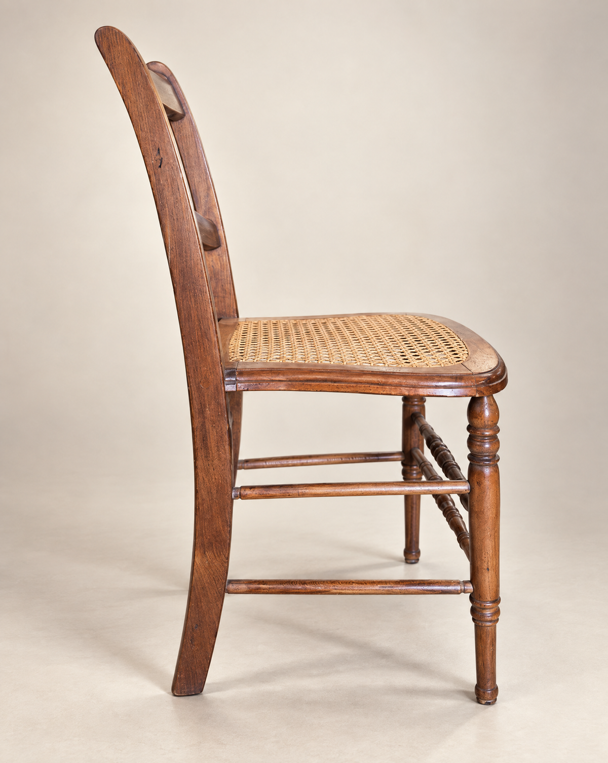 Antique Victorian Cane Seat Side Chair