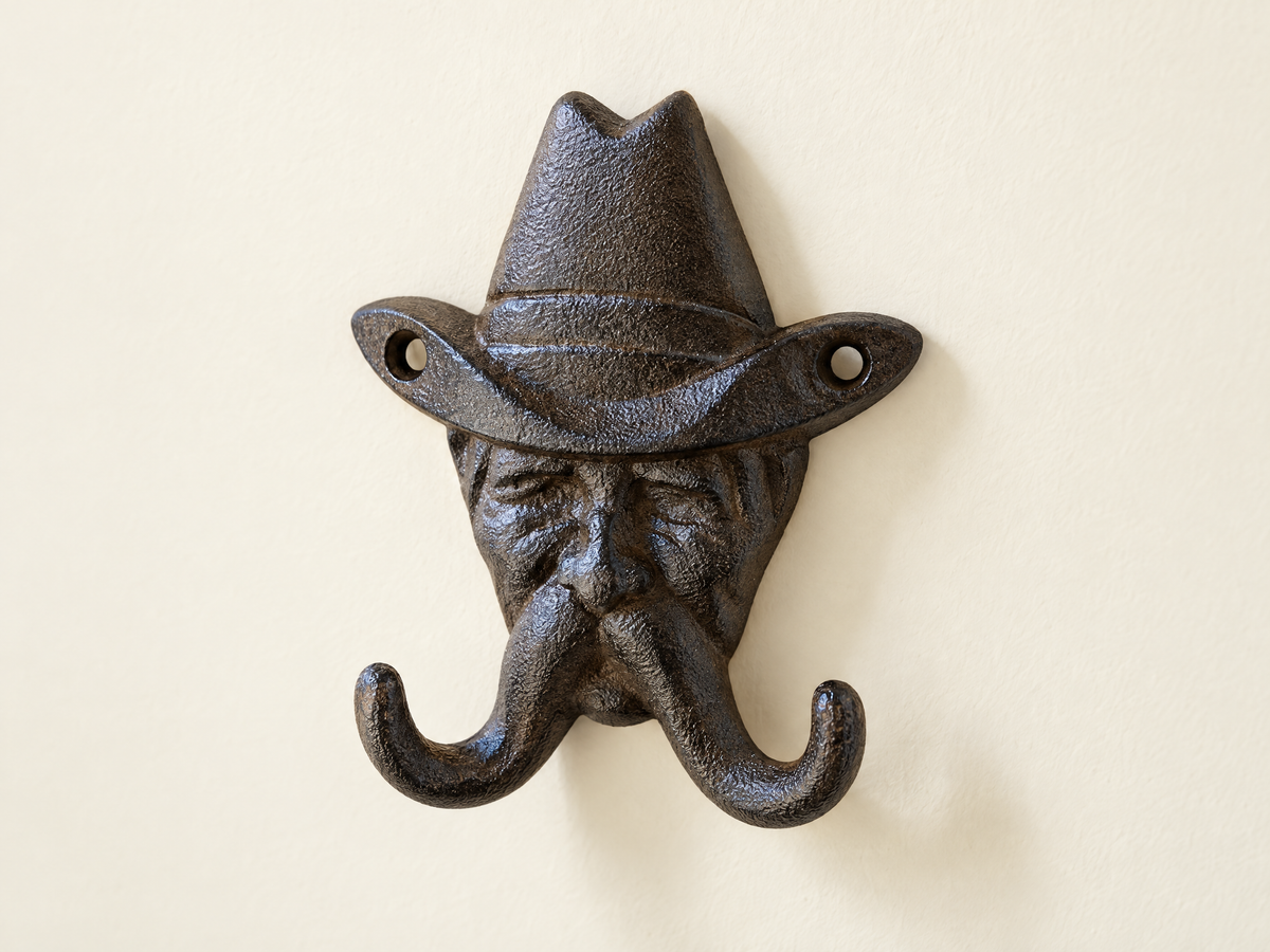 Cast Iron Cowboy Hook