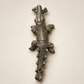Vintage African Brass Crocodile Paperweight
