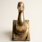 Vintage Brass Duck Wall Hook