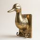 Vintage Brass Duck Wall Hook