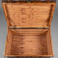 Spanish Revival Cedar Blanket Chest with Forged Iron Hardware