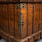 Spanish Revival Cedar Blanket Chest with Forged Iron Hardware